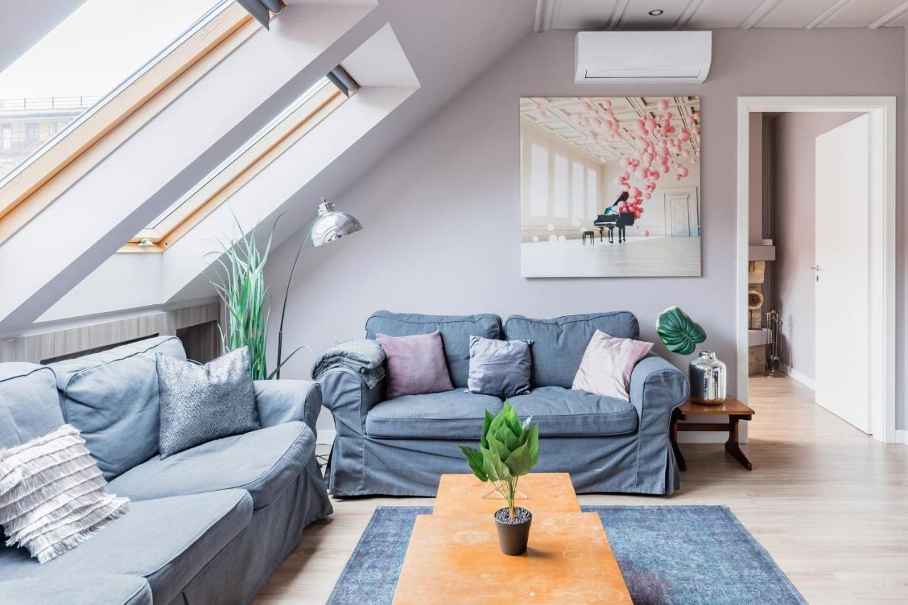 Sunny And Central Penthouse With Private Garage Будапеща Екстериор снимка