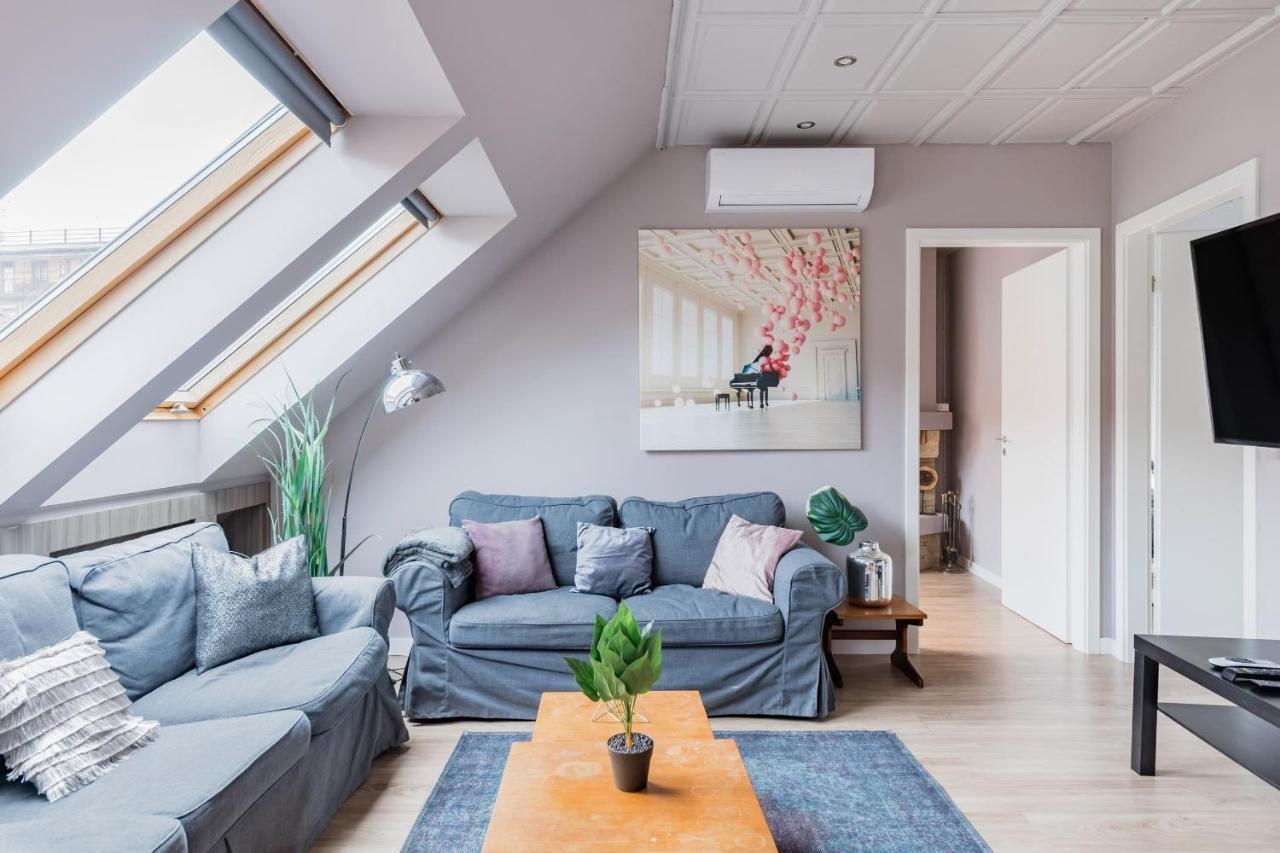 Sunny And Central Penthouse With Private Garage Будапеща Екстериор снимка