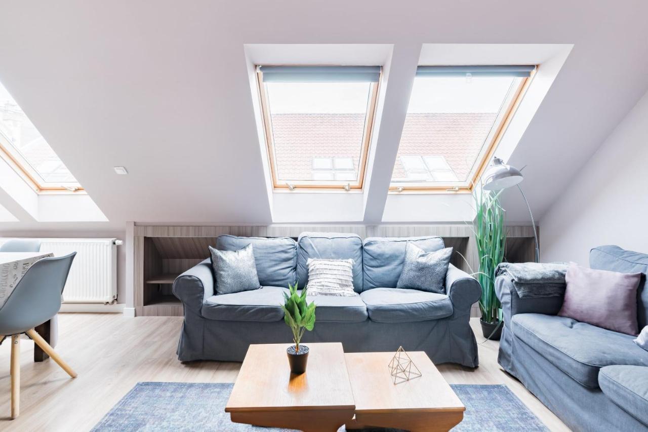 Sunny And Central Penthouse With Private Garage Будапеща Екстериор снимка